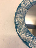 Ceramic emerald mirror