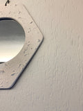 Ceramic white mirror