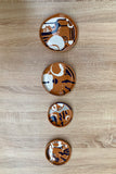 Decorative ceramic little plates