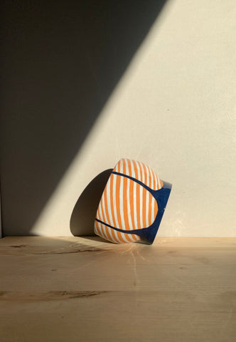 Discontinued stripes bowl