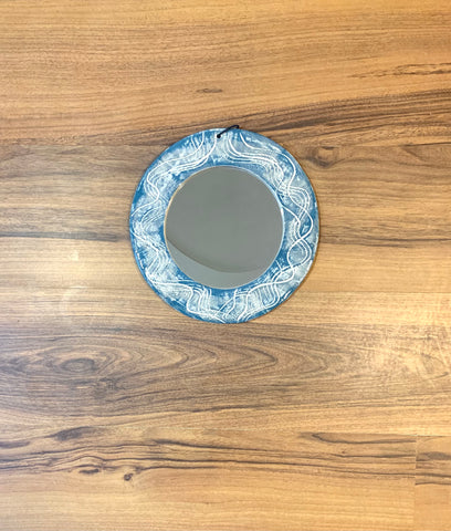 Ceramic emerald mirror
